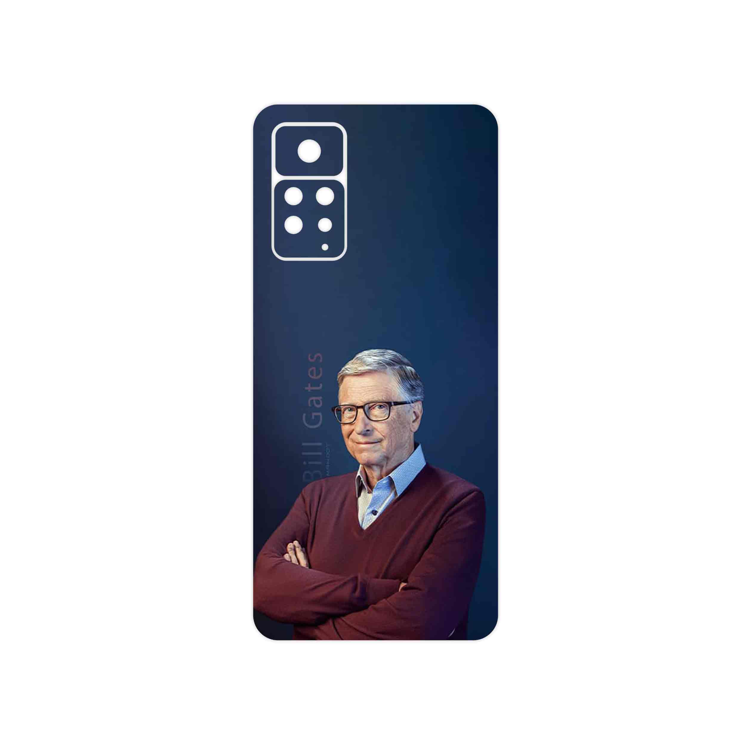 برچسب پوششی ماهوت مدل Bill_Gates مناسب برای گوشی موبایل شیائومی Redmi Note 11 Pro Plus 5G (India)