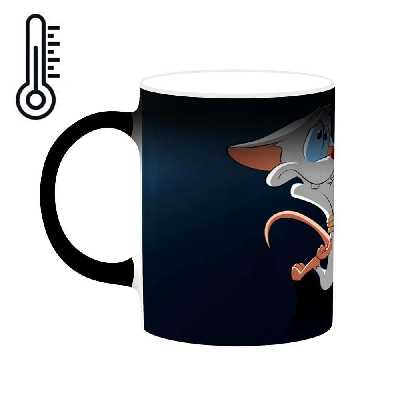 ماگ حرارتی کاکتی طرح کارتون Pinky And The Brain مدل mgh22938