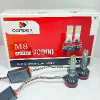 هدلایت M8 conpex کانپکس 90000 لومن اصلی و پلم با گارانتی پایه H11-H7-H1-9005-