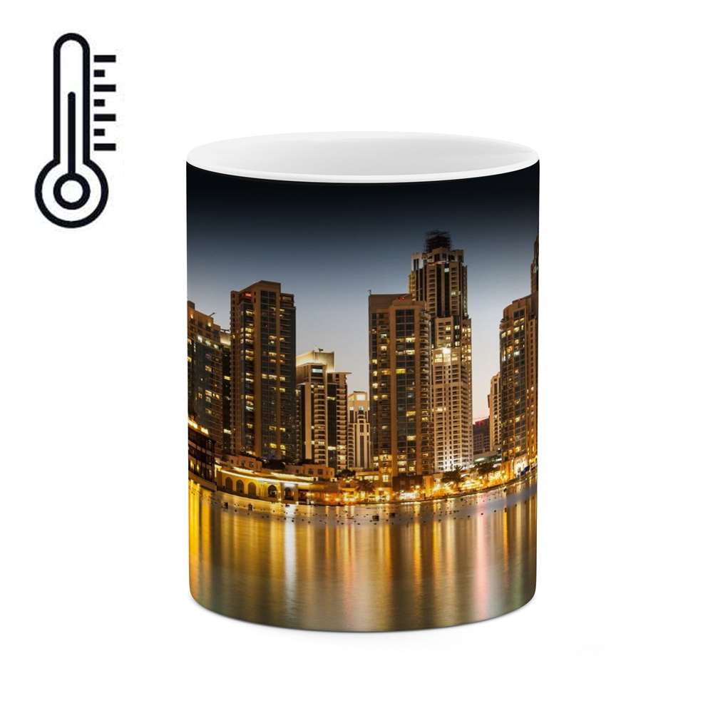 ماگ حرارتی کاکتی طرح شهر مدل mgh13460