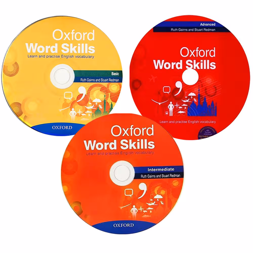 کتاب Oxford Word Skills اثر Ruth Gairns And Stuart Redman انتشارات رهنما 3 جلدی