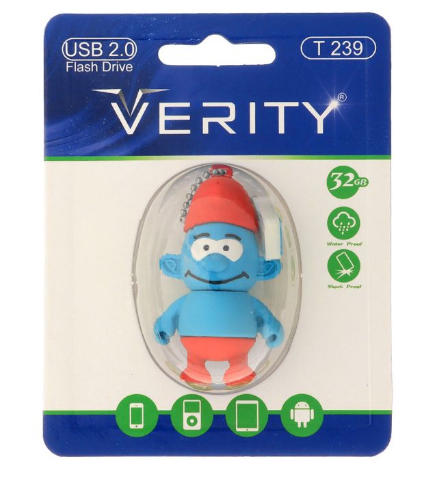فلش مموری عروسکی وریتی مدل T239 USB 2.0 ظرفیت 32 گیگابایت