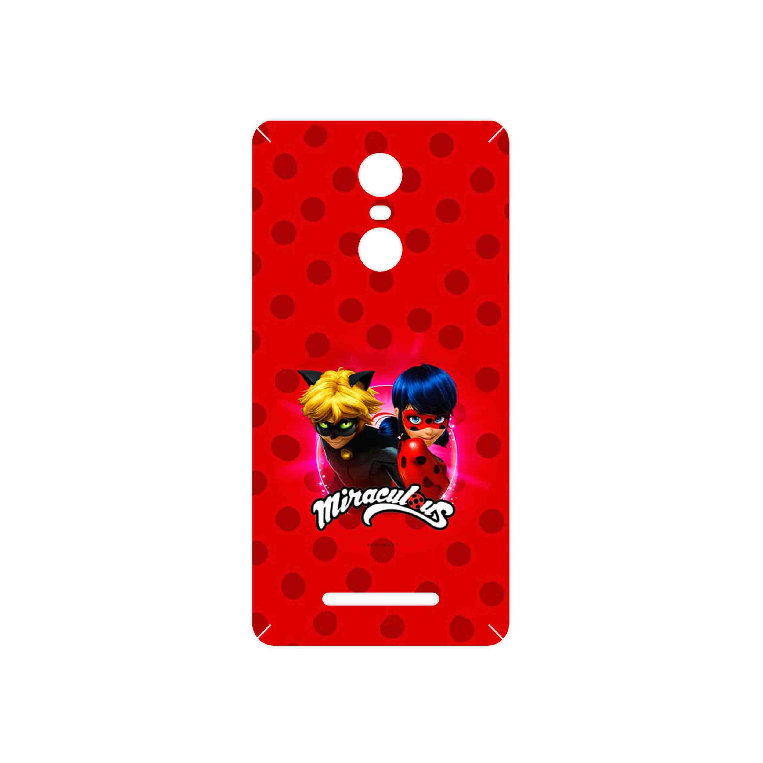 برچسب پوششی ماهوت مدل Ladybug and Cat Noir مناسب برای گوشی موبایل شیائومی Redmi Note 3
