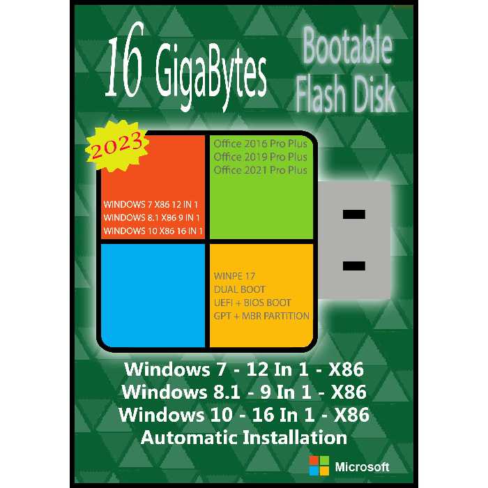 سیستم عامل Windows 7 8.1 10 AIO 37in3 X86 2023 - Office 16-19-21 نشر مایکروسافت