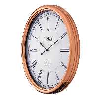 ساعت ديواری فلزی لوتوس کد محصول: M-1901-WELLINGTON-ROSEGOLD