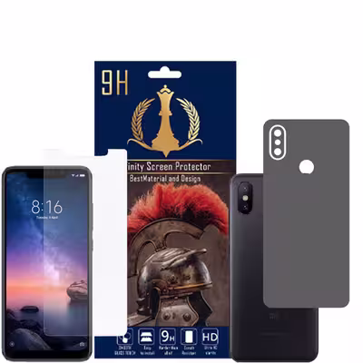برچسب پوششی اینفینیتی مدل PRO MAX مناسب برای گوشی موبایل شیائومی MI A2 LITE / REDMI 6 PRO / MI 6X به همراه محافظ صفحه نمایش