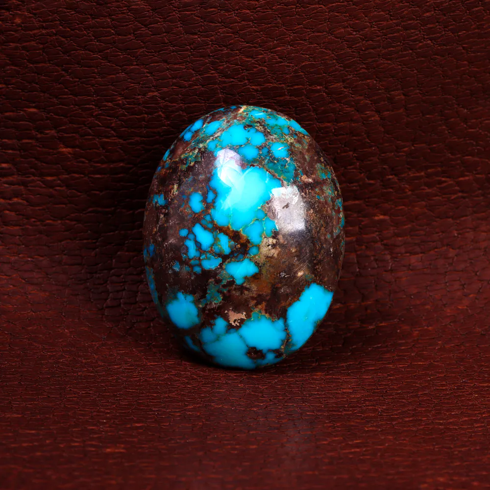 نگین فیروزه شجری کد 15207 - جواهری مشاهیر