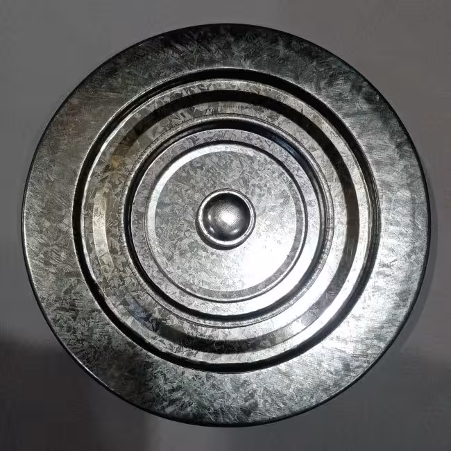 درب ( درپوش ) بخاری گالوانیزه بزرگ سایز 15 سانتی متر..