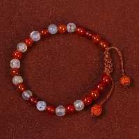 دستبند عقیق زنانه کد 26976 - جواهری مشاهیر