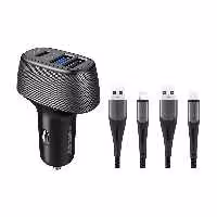 شارژر فندکی 42 وات راک رز مدل Safari PQ2 به همراه کابل USB-C / لایتنینگ
