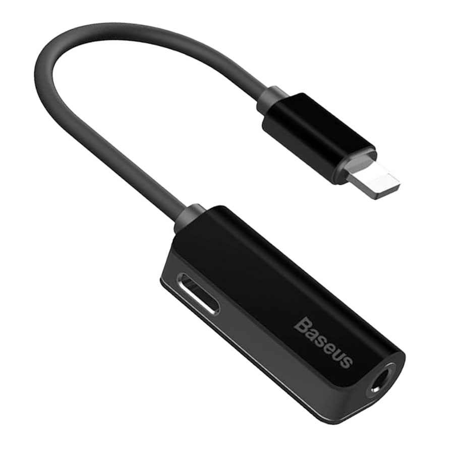 مبدل لایتنینگ به جک 3.5 میلی متری بیسوس مدل L32 CALL32-01