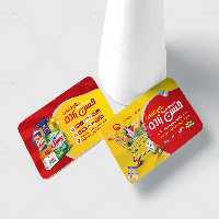 طرح کارت ویزیت لایه باز سوپر مارکت | گرافیک با طعم تربچه