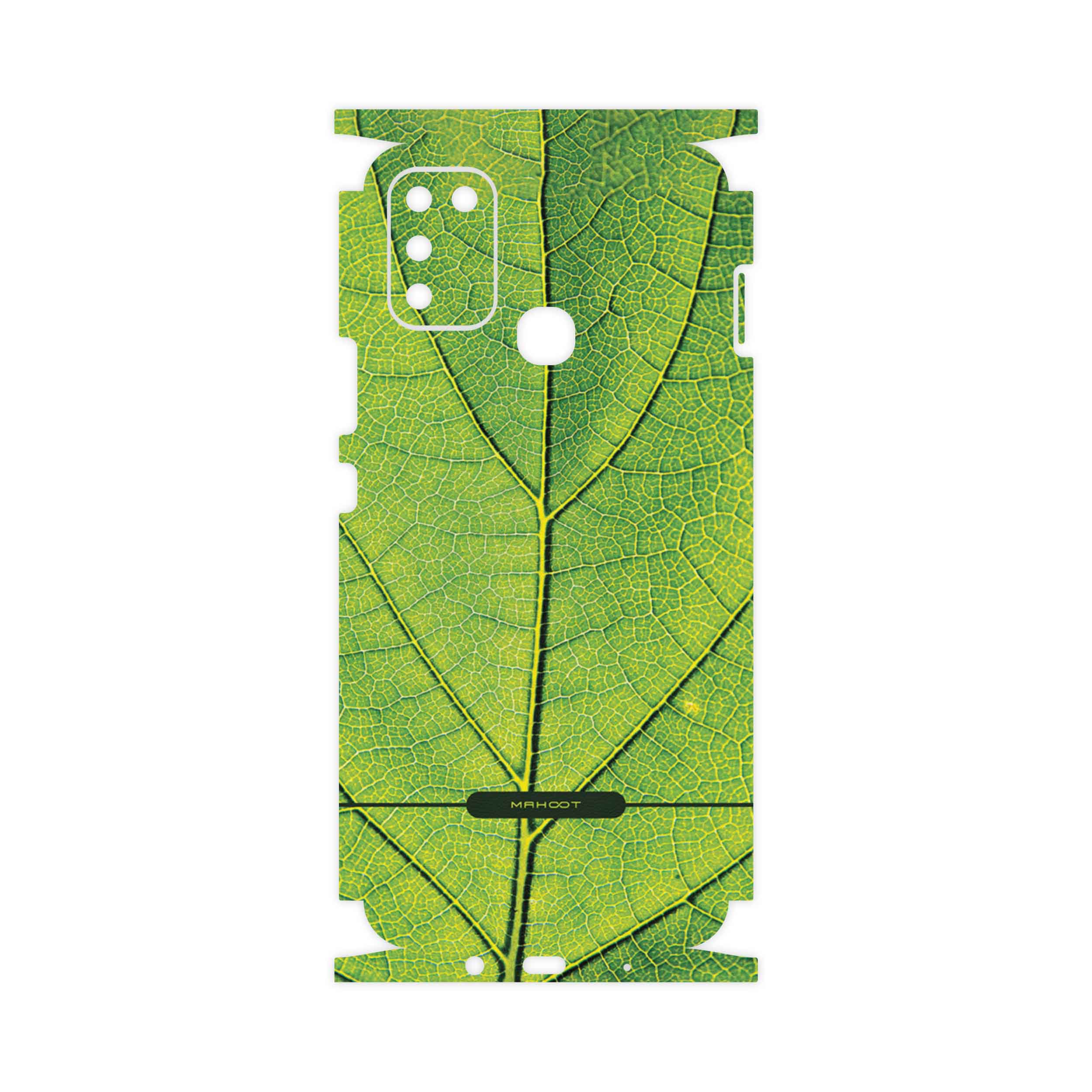 برچسب پوششی ماهوت مدل Leaf-Texture-FullSkin مناسب برای گوشی موبایل اینفینیکس Hot 11 Play