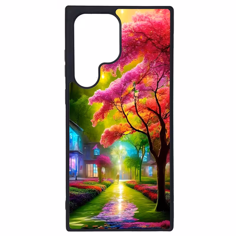 کاور طرح منظره کد G-039 مناسب برای گوشی موبایل سامسونگ Galaxy S23 Ultra | دیجی قاب دونی