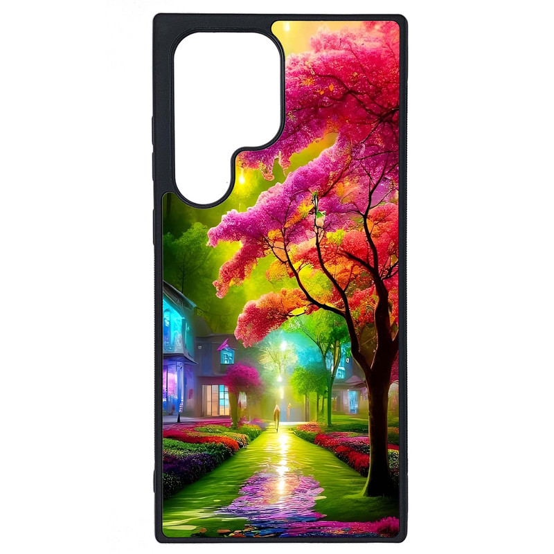 کاور طرح منظره کد G-039 مناسب برای گوشی موبایل سامسونگ Galaxy S23 Ultra | دیجی قاب دونی