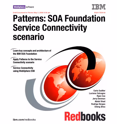 خرید و دانلود نسخه کامل کتاب Patterns SOA Foundation Service Connectivity scenario