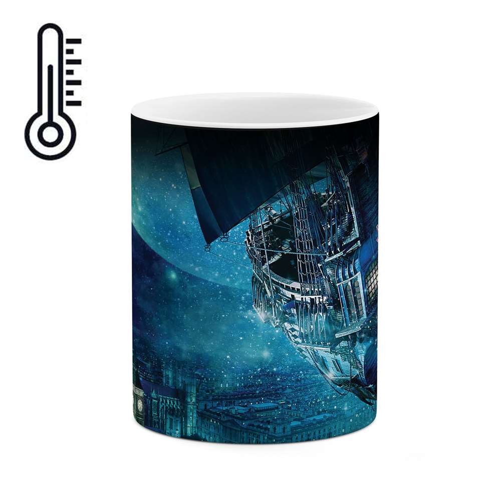 ماگ حرارتی طرح کشتی در اسمان مدل mgp00543