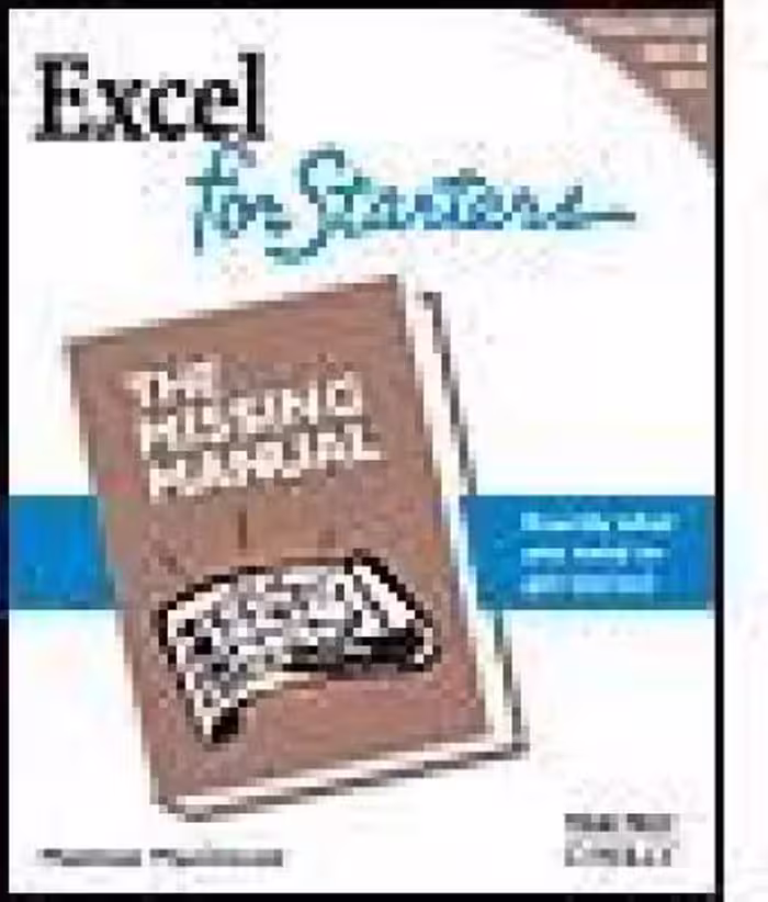خرید و دانلود نسخه کامل کتاب Excel for Starters: The Missing Manual