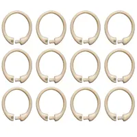 حلقه پرده حمام مدل قفلی بسته 12 عددی