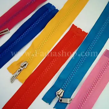 زیپ استخوانی رنگی بسته ای