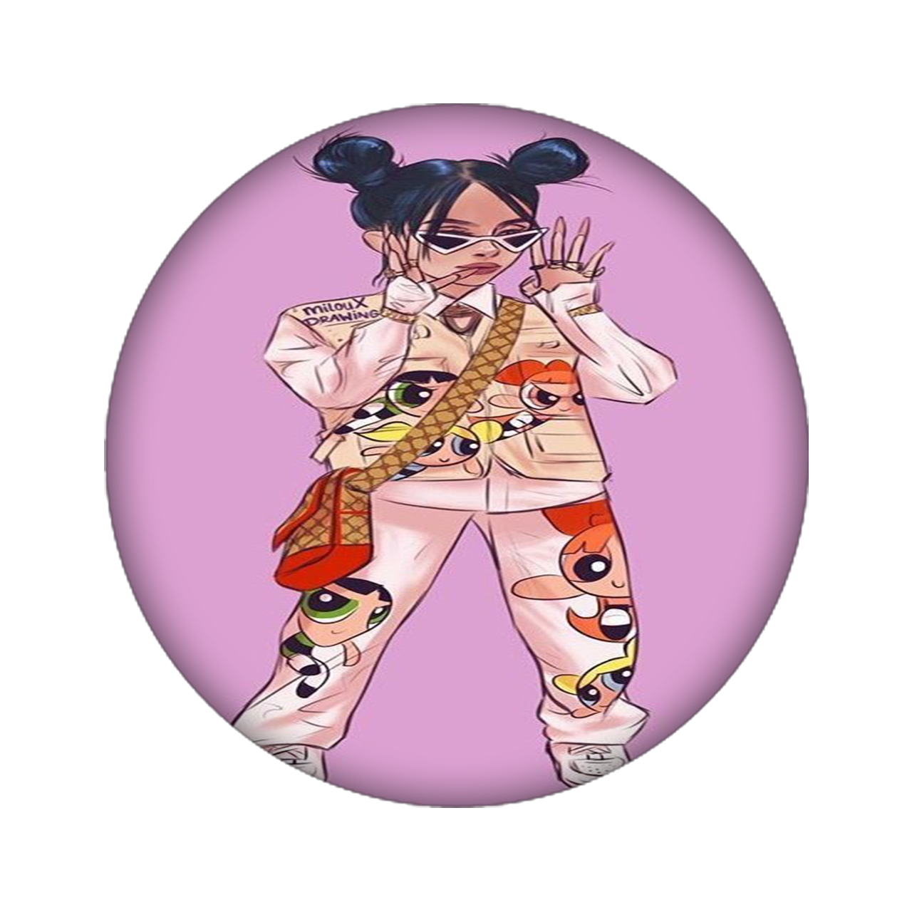 زیر لیوانی مدل دختر کد 1697