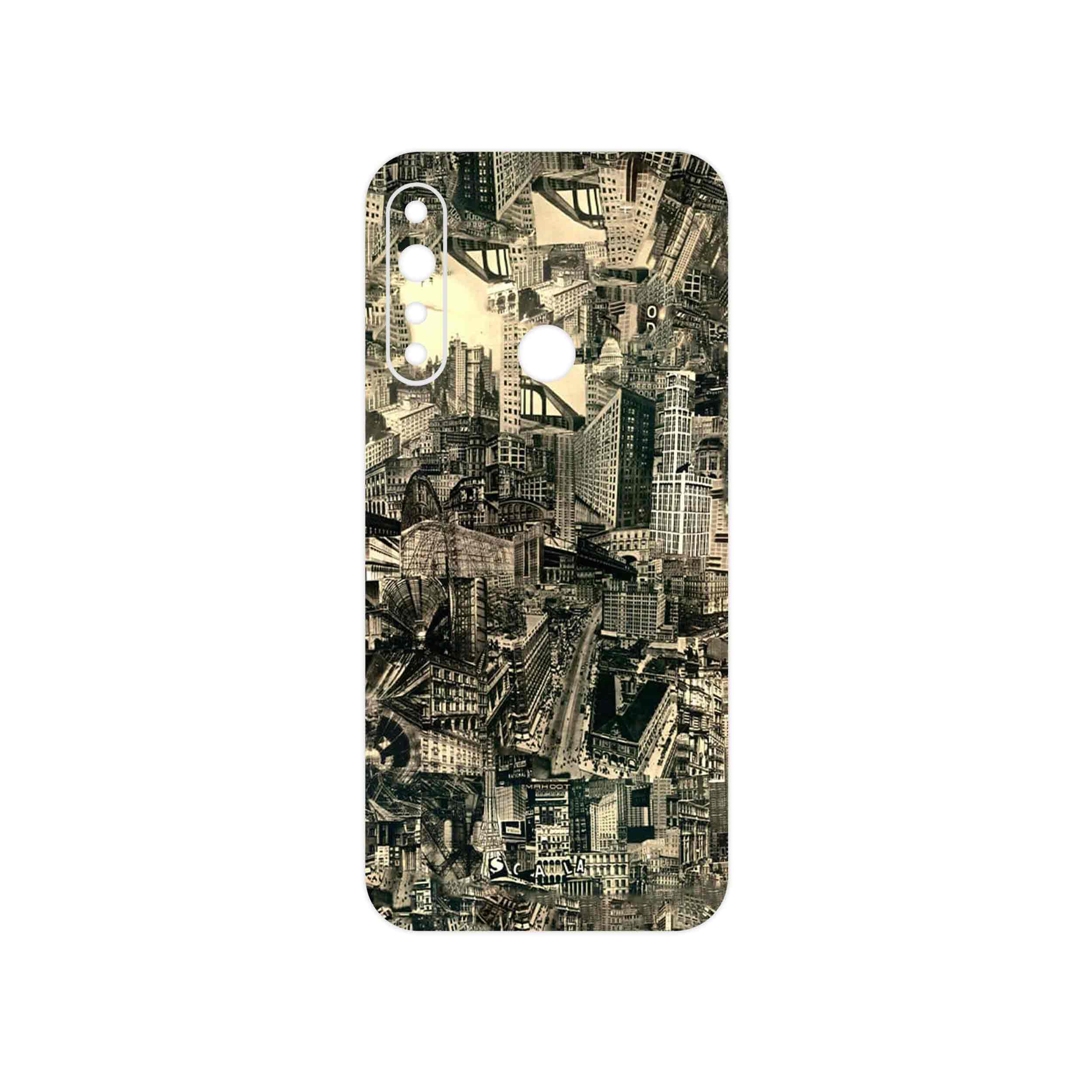 برچسب پوششی ماهوت مدل Collage of Skyscraper مناسب برای گوشی موبایل جی پلاس P10 Plus