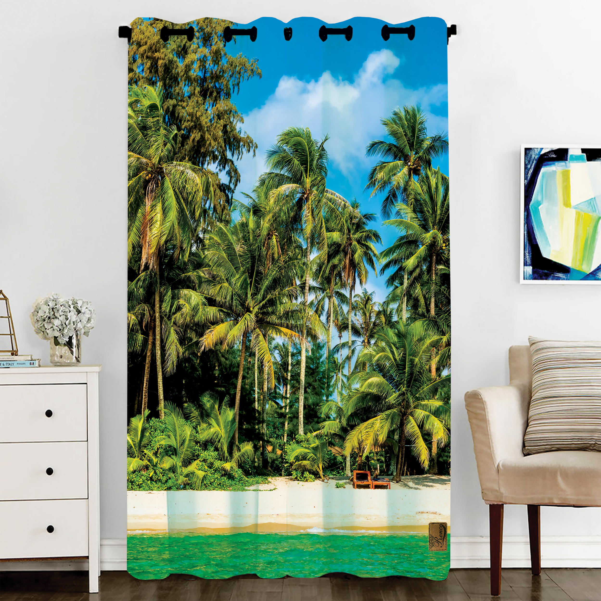  پرده رنس مدل CC6-50160 ارتفاع 270x140 سانتی‌متر 