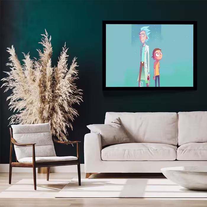 تابلو مدل rick and morty کد F-15030