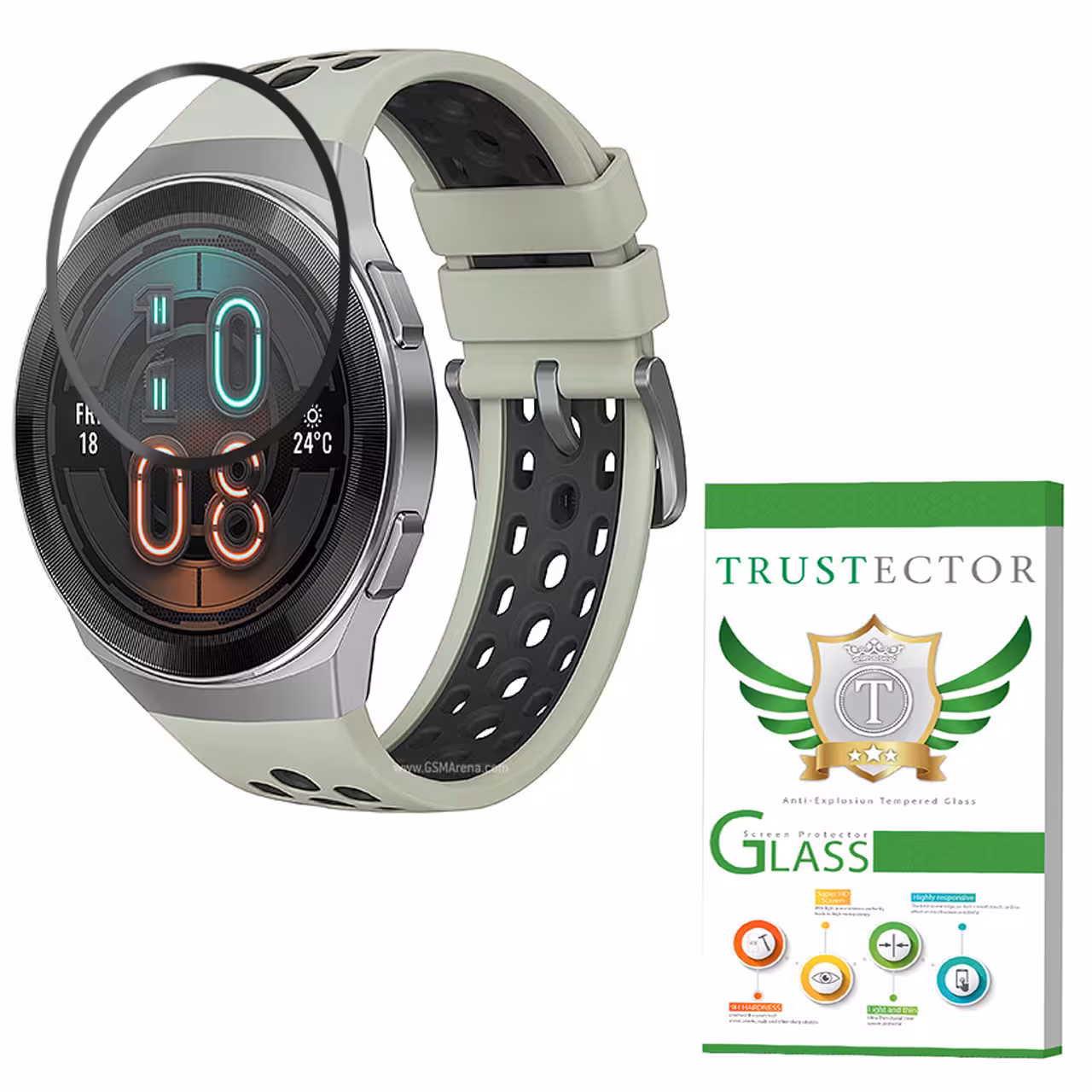 محافظ صفحه نمایش نانو تراستکتور مدل PMB-Glass مناسب برای ساعت هوشمند هوآوی Watch GT 2e