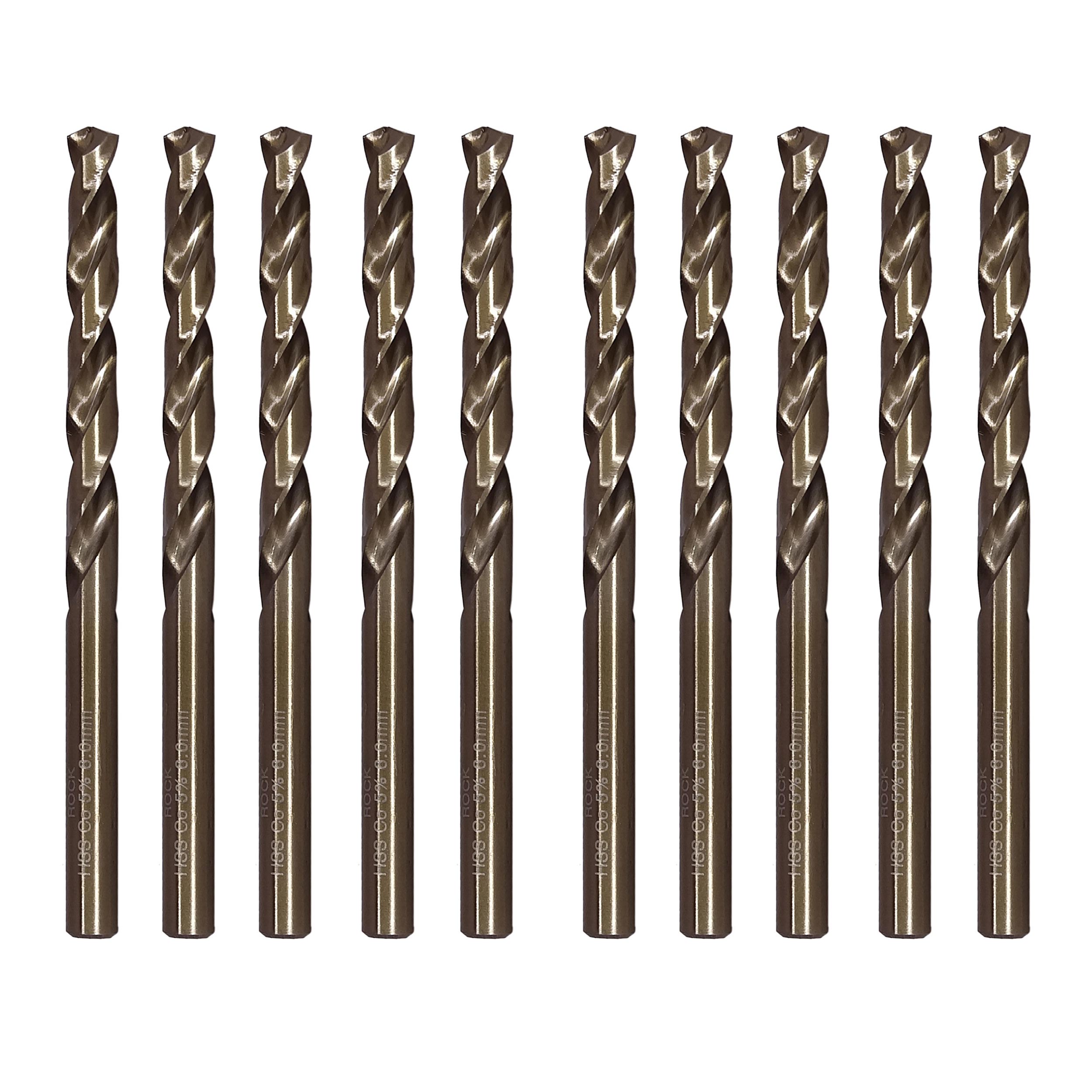 مته فلز کبالت راک مدل ART-RK-6mm- سایز 6 میلی متر مجموعه 10 عددی