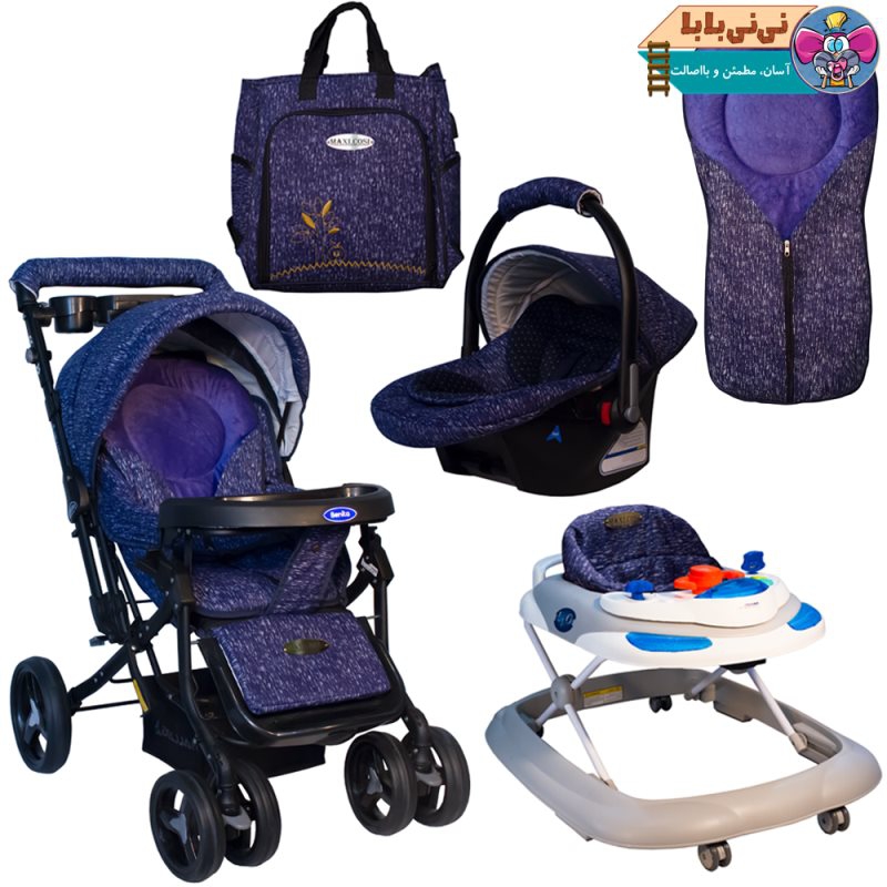 ست کالسکه 5 تکه دلیجان طرح مکسی کوزی ای