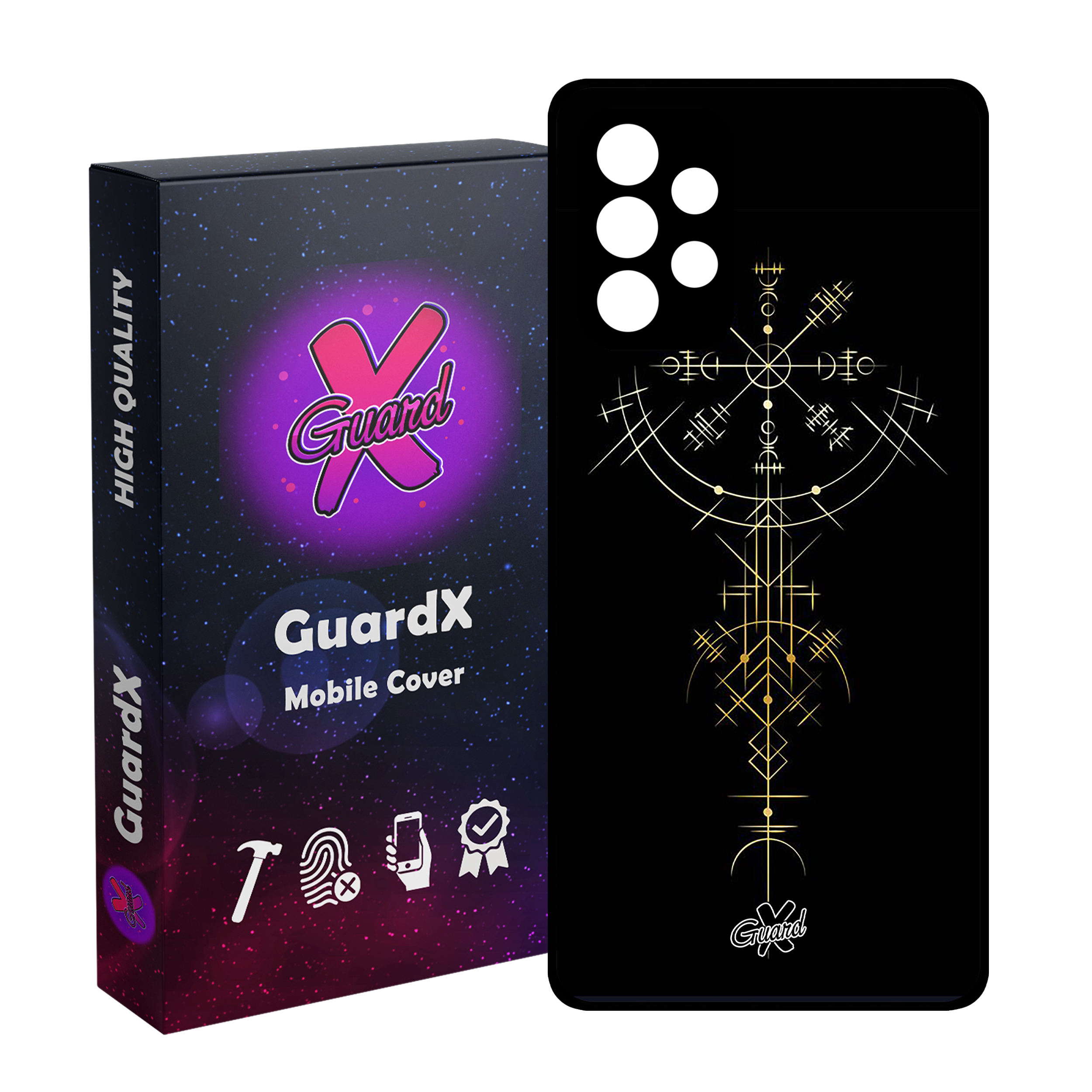 کاور گارد ایکس طرح Shape مدل Glass10238 مناسب برای گوشی موبایل سامسونگ Galaxy A73