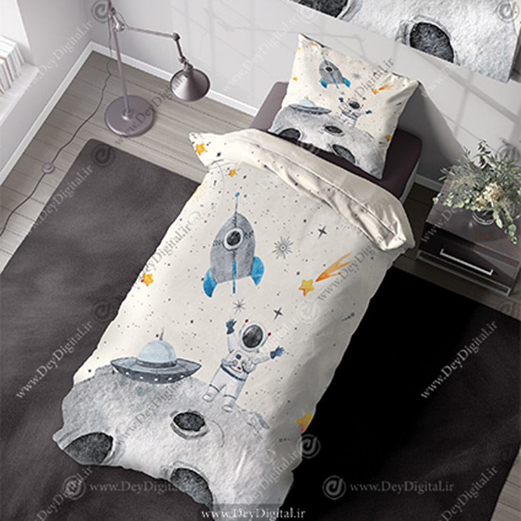 روتختی کودک پسر طرح فضانورد کارتونی PK-5423