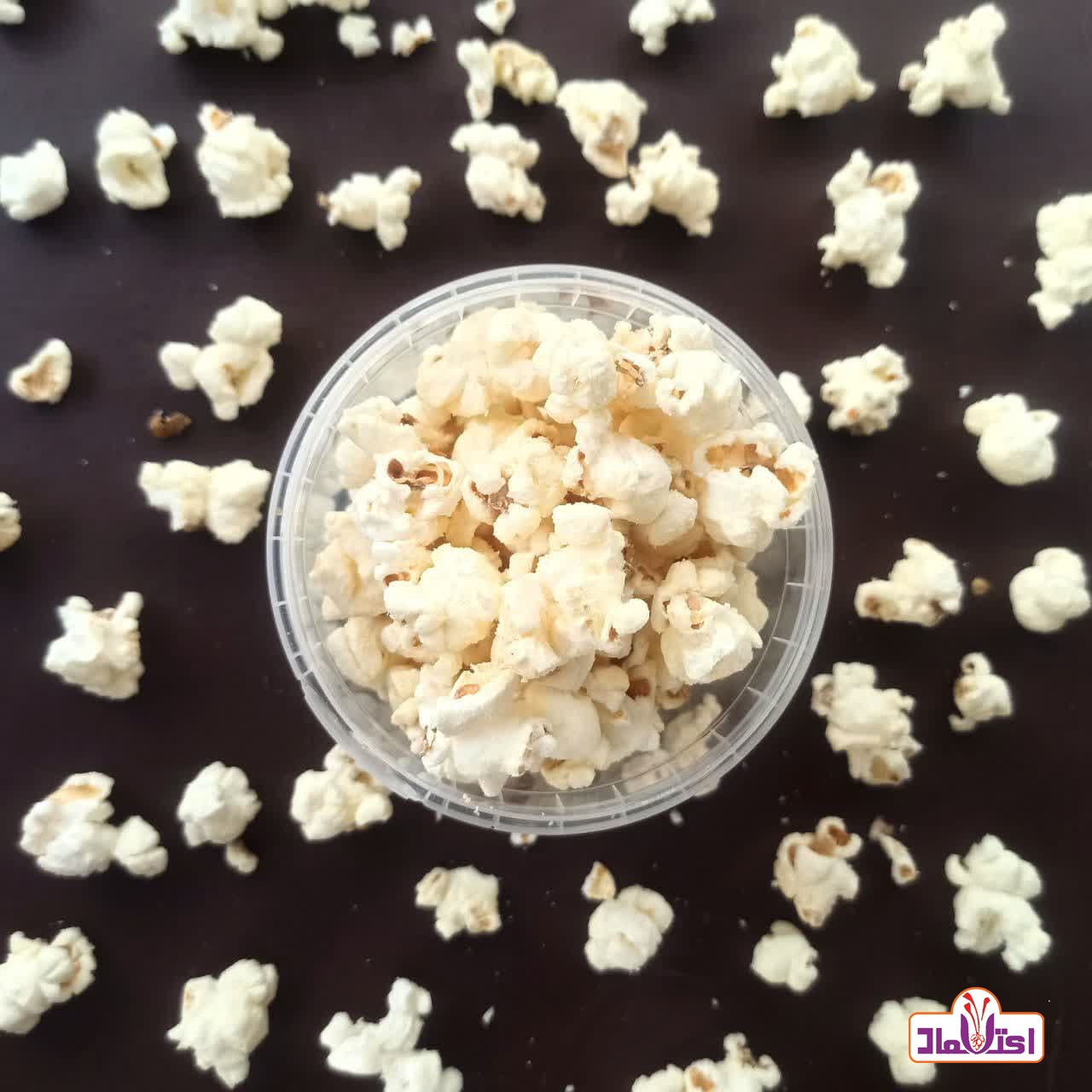 پفیلا پنیری 100 گرمی اعتماد درشت و تازه  (پاپ کرن )