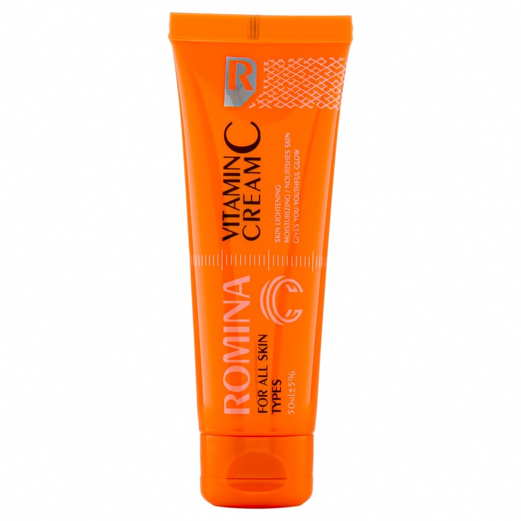 کرم تقویت کننده و روشن کننده ویتامین سی رومینا حجم 50 میلی لیتر