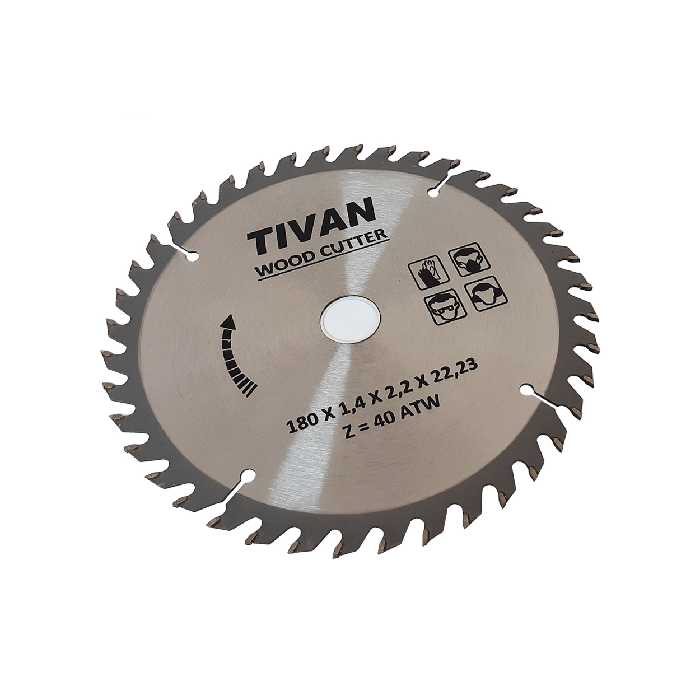 صفحه برش چوب تیوان مدل AT-180MM