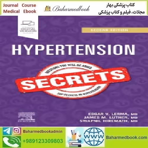 Hypertension Secrets 2023 TRUE PDF price 2€ - کتاب پزشکی بهار