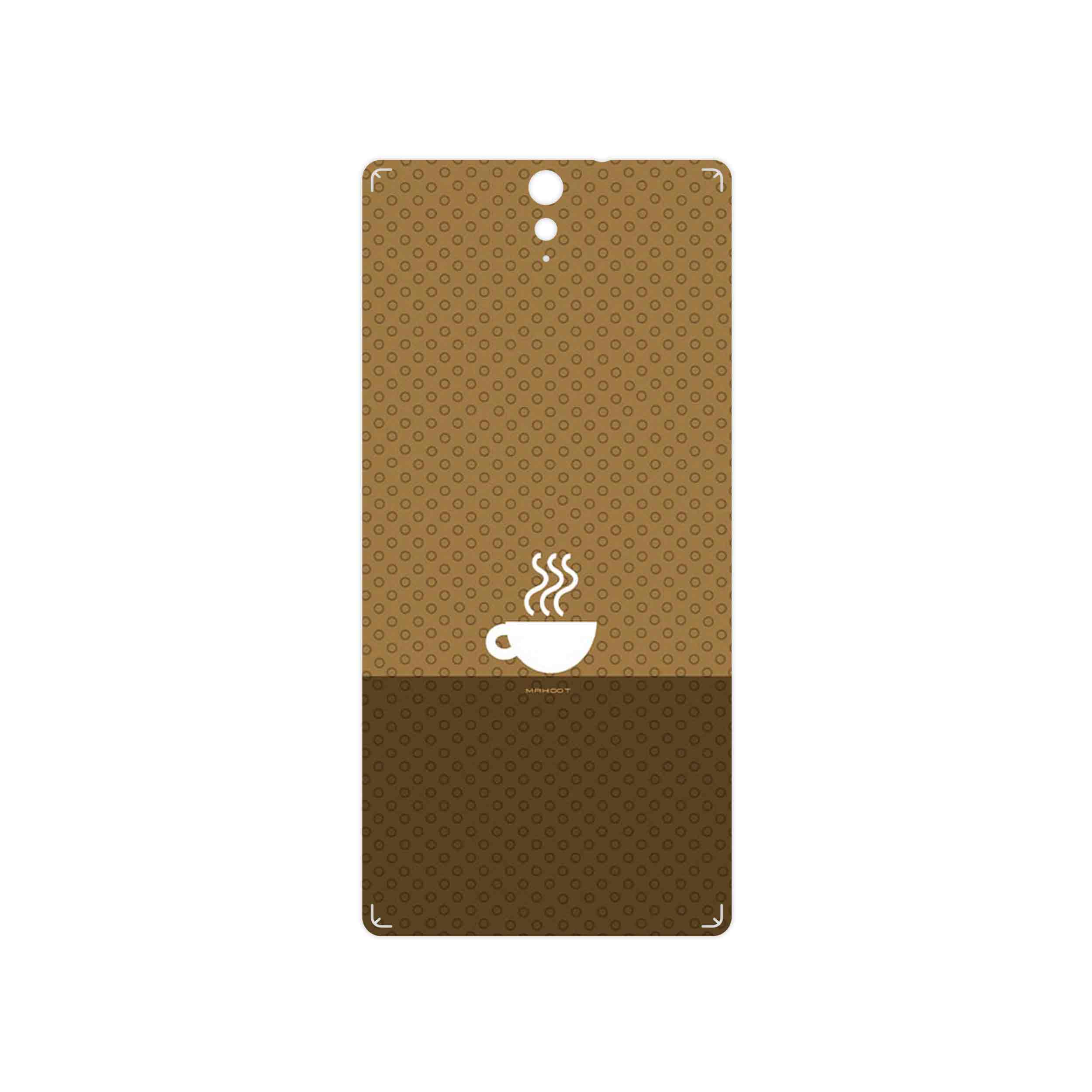 برچسب پوششی ماهوت مدل Minimal Cup of Coffee Icon مناسب برای گوشی موبایل سونی Xperia C5
