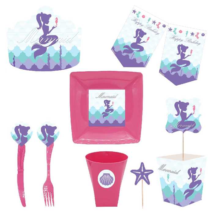  مجموعه 72 عددی تم تولد طرح پری دریایی