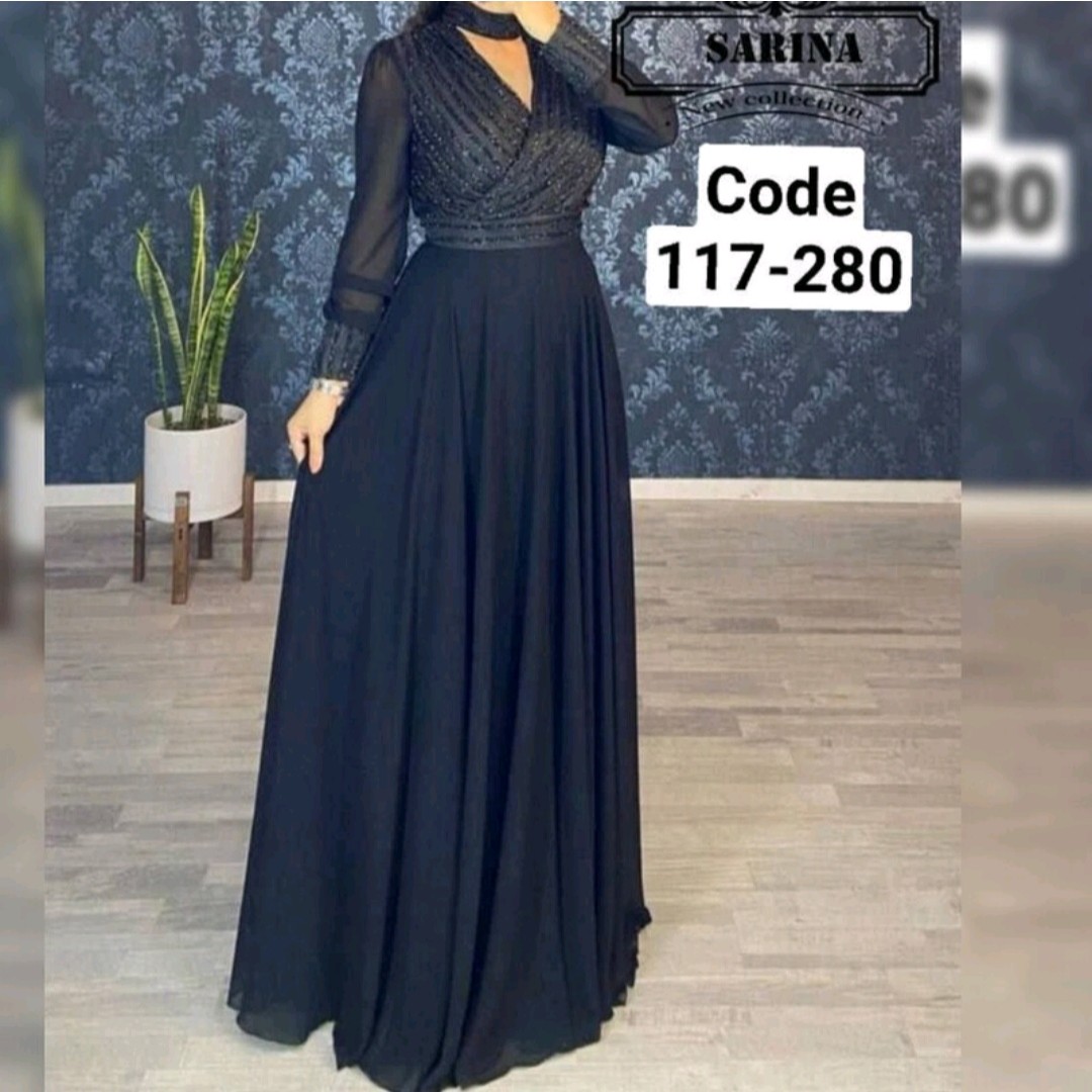 پیراهن مجلسی چپ وراست کلوش