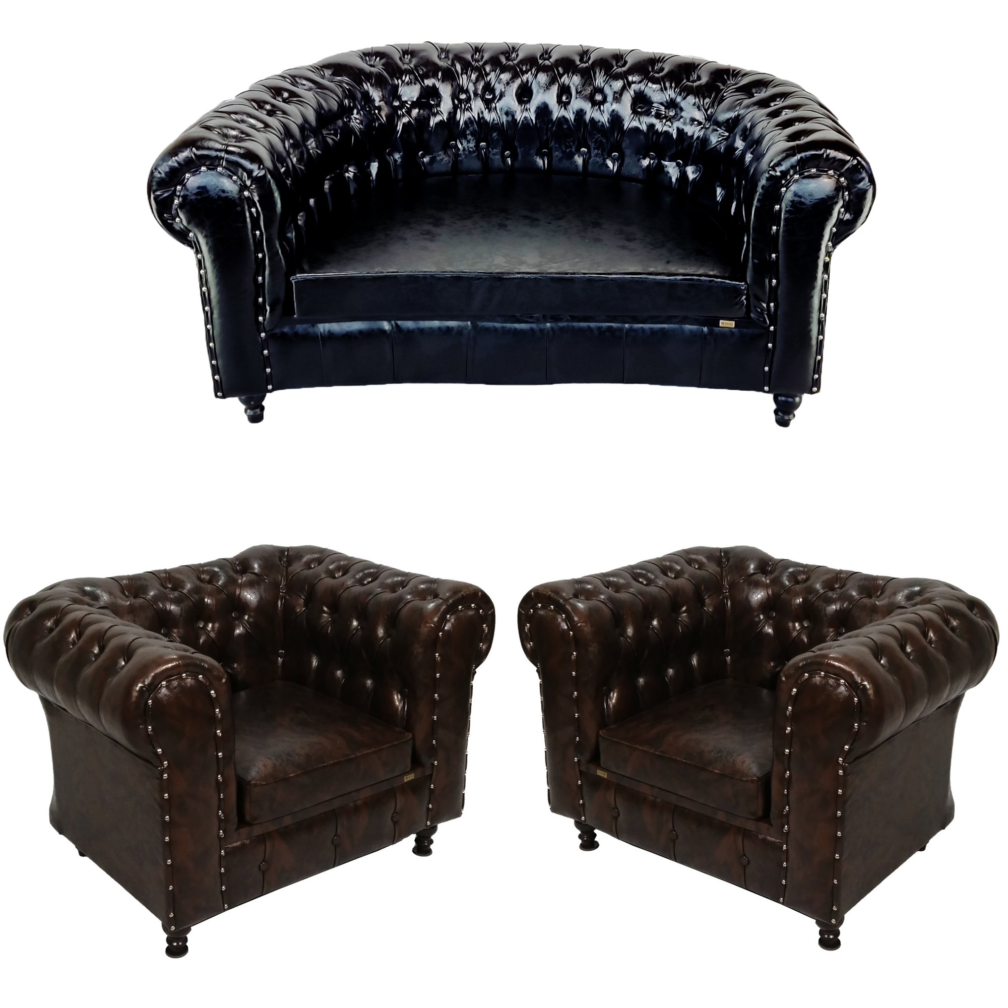 مبل چهار‌نفره مدل چستر گرد