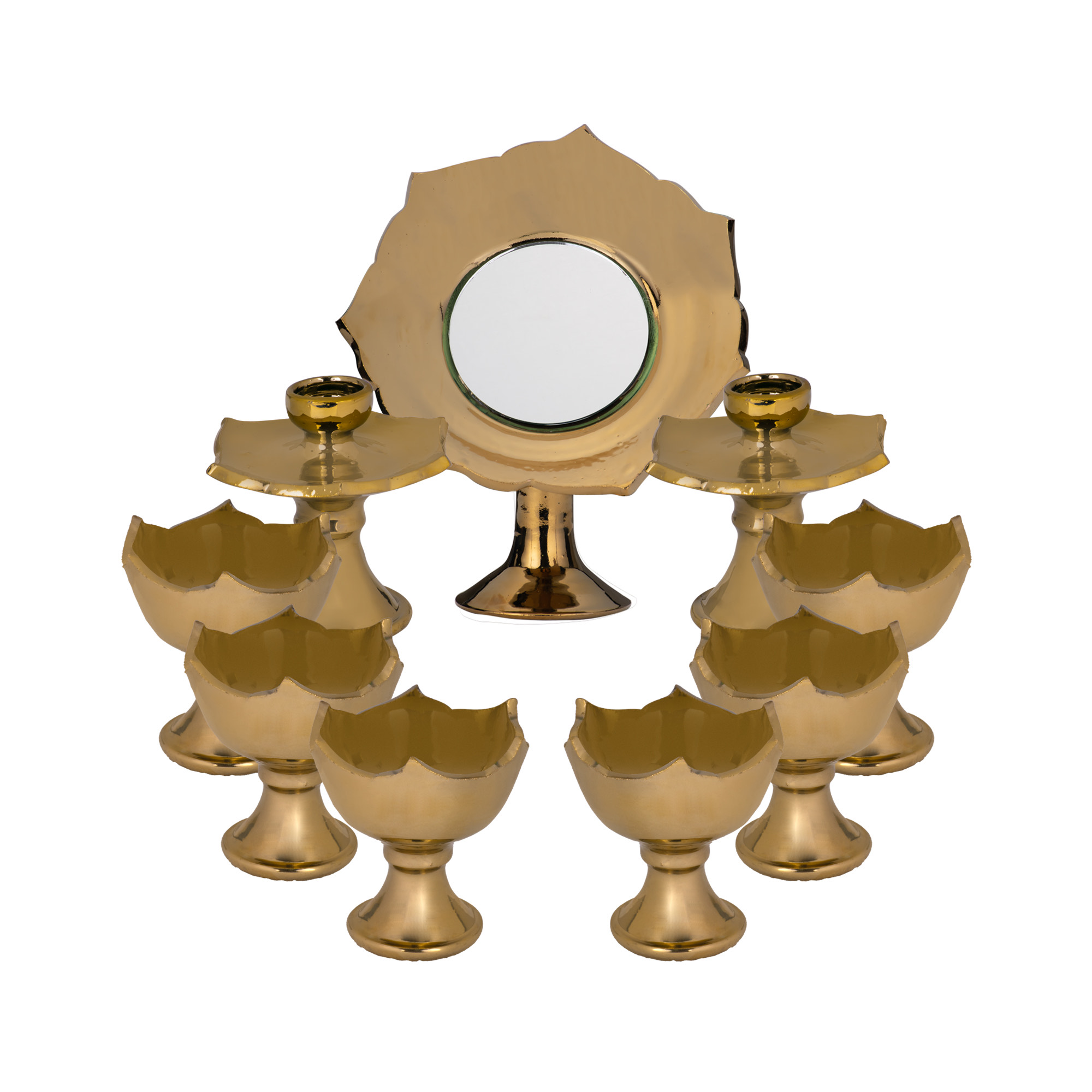 مجموعه ظروف هفت سین 9 پارچه مدل سرامیک 