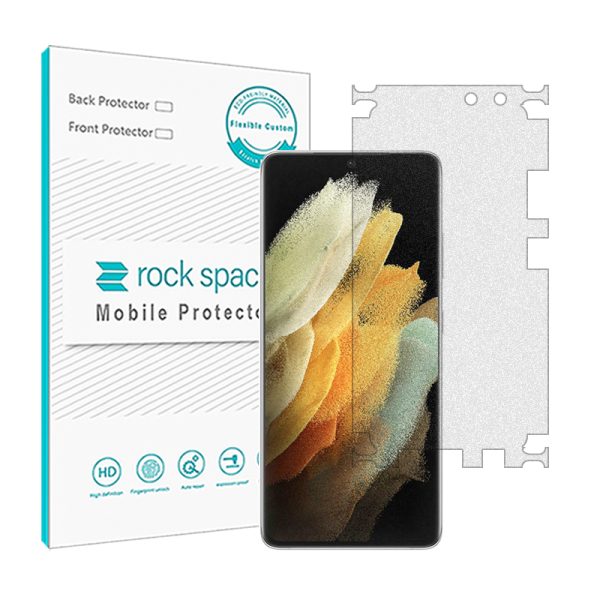گلس سامسونگ S21 Ultra 5G مدل نانو هیدروژل مات برند راک اسپیس کد 17568M