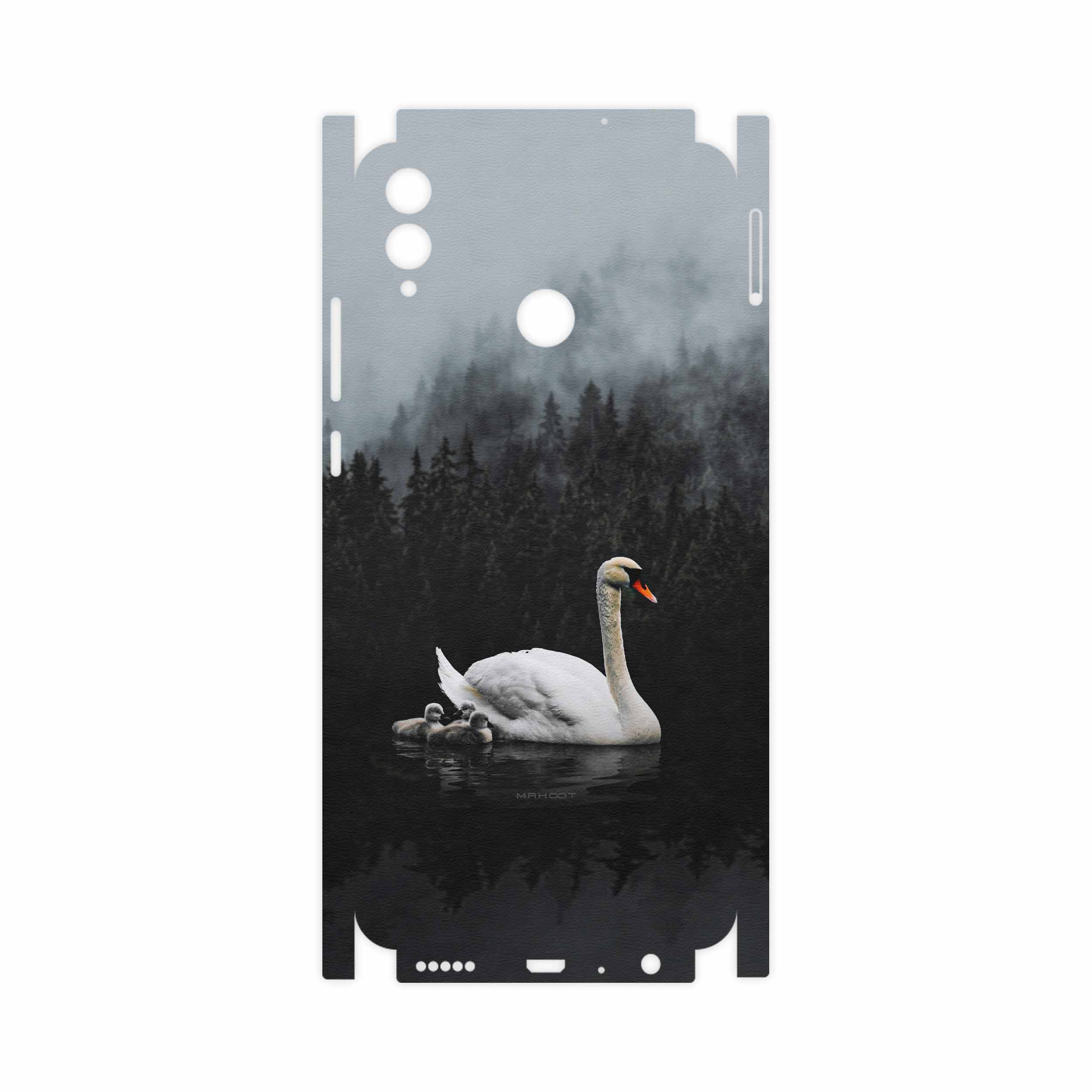 برچسب پوششی ماهوت مدل Swan Lake-FullSkin مناسب برای گوشی موبایل آنر 8X