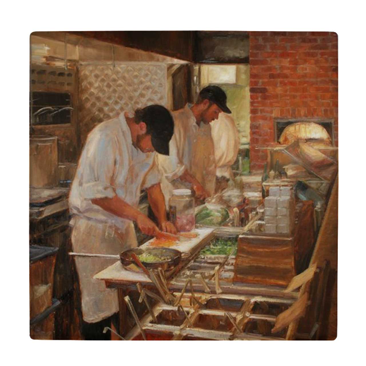  کاشی کارنیلا طرح نقاشی آشپزخانه رستوران کد wkk1669