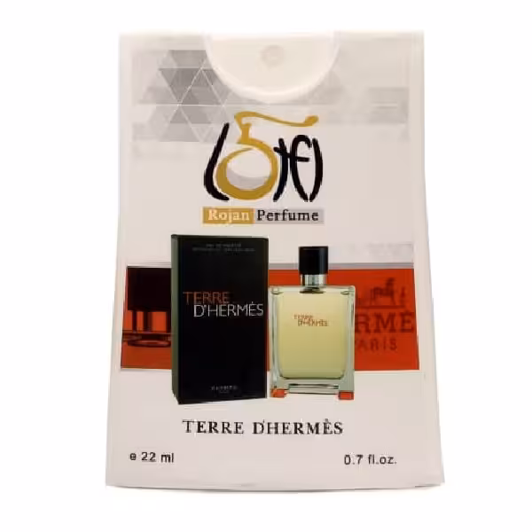 عطر جیبی مردانه روژان مدل تق هرمس حجم 22 میلی لیتر