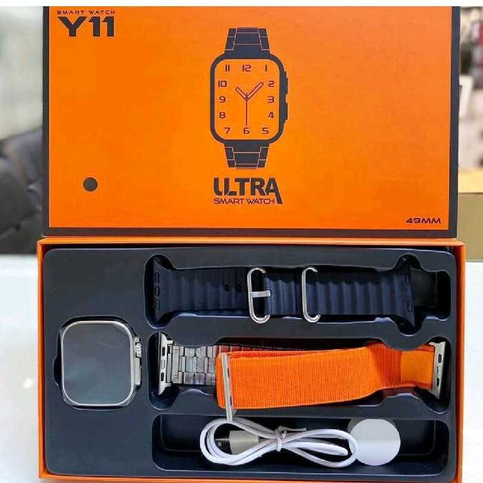 ساعت هوشمند اولترا Y11سه بند استیلی 