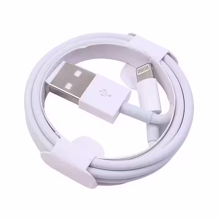 کابل تبدیل USB به لایتنینگ مدل FCQ-100 طول 1 متر به همراه 2 عدد محافظ کابل