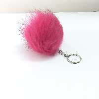 آویز کیف پشمالو پوم پوم (پس کرایه)