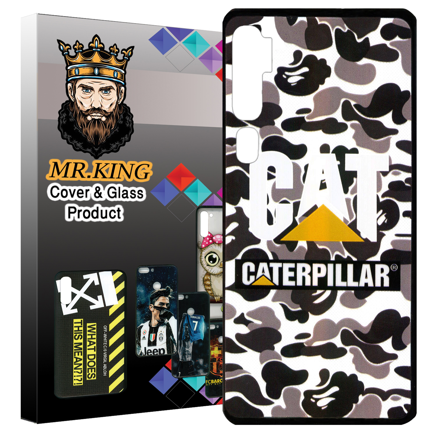 کاور طرح ارتشی کد 1296 مناسب برای گوشی موبایل شیائومی Mi Note 10 / Note 10 pro 